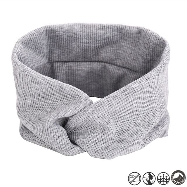 【ALLGOOD】13 Color Cotton Headband For  Baby Headband  Elastic  HeadbanTwist Fashion Cross Hair Accessories