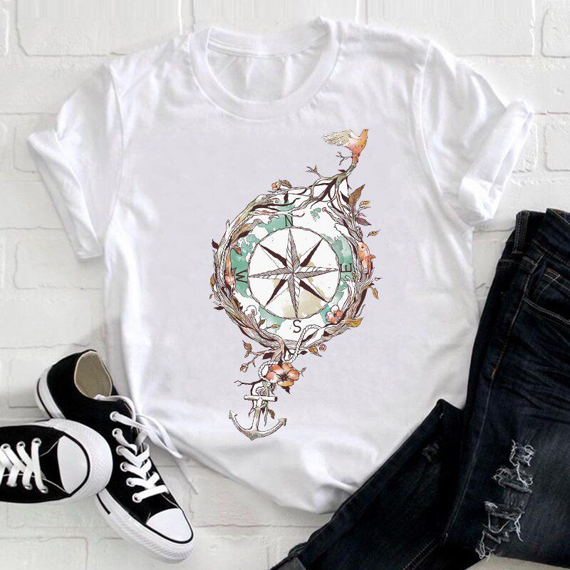 Women Clothing Skulls Funny 90s Clothing Printing Cute Short Sleeve Summer Clothes  Print Tshirt Female Tee Top Graphic T-shirt