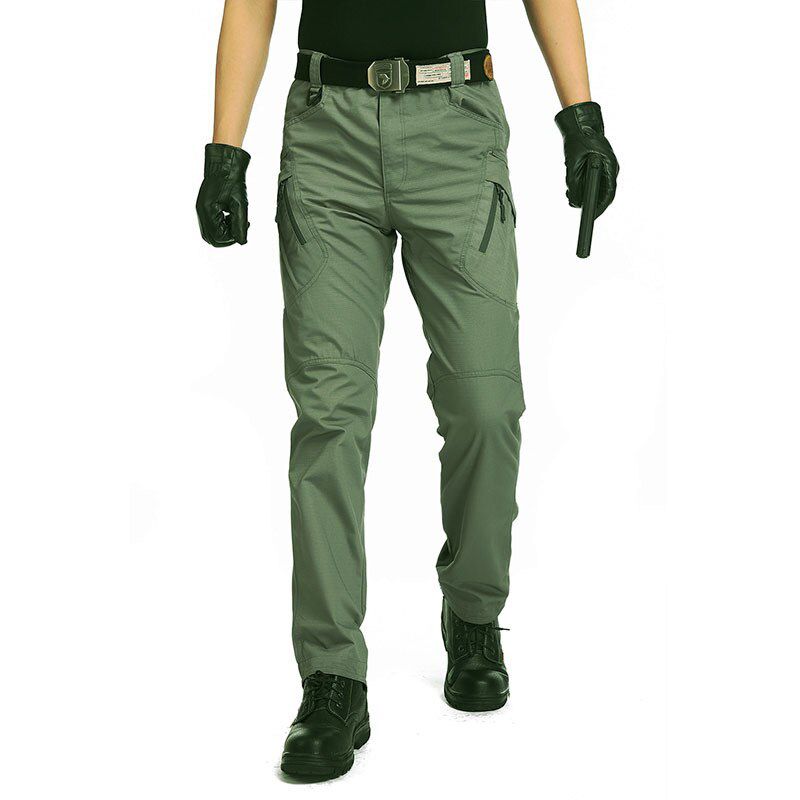 VIP New Mens Tactical Pants Multiplecket Elasticity  Urban Commuter