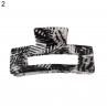 Women Retro Square Non-Slip Hair Claw Clip Hairpin Barrette Headdress Headwear