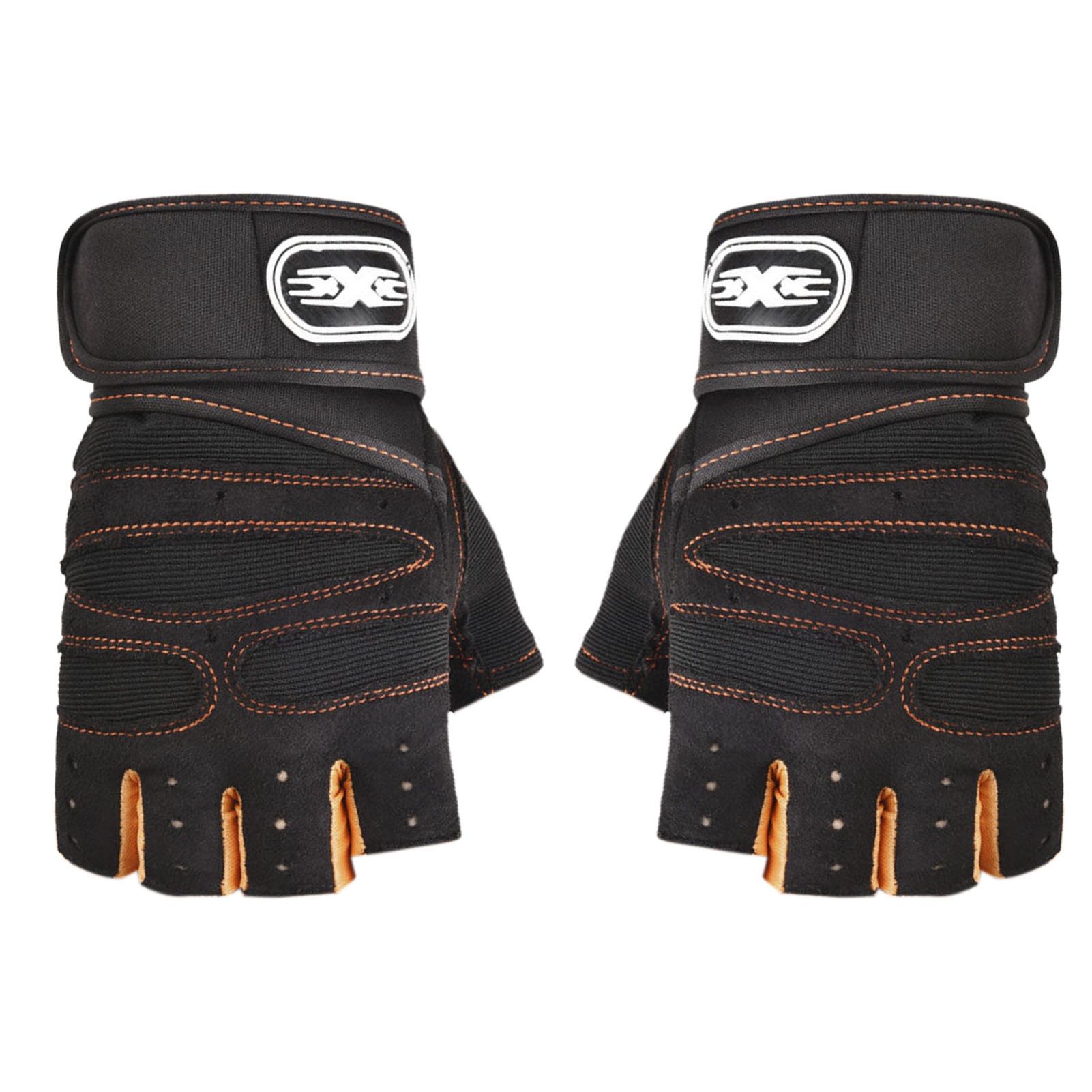Fitness Gloves Adjustable Shockproof Breathable Training Gloves