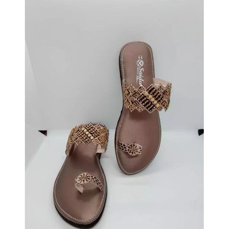 Stoned Glitter Karchupi Shoes Sandals For Women