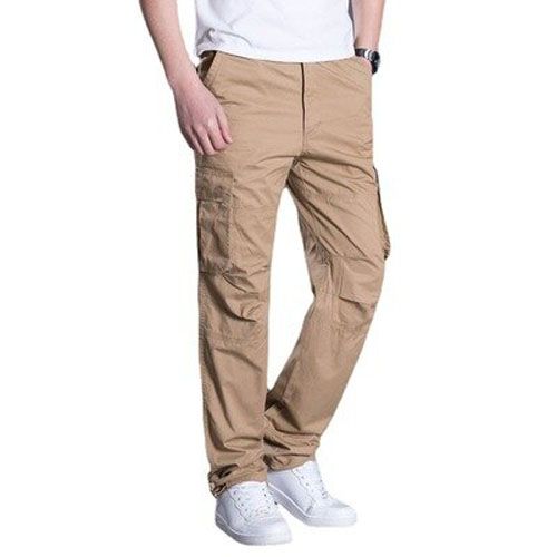 Men's Cargo Pants Mens Casual Multickets  Large size Tactical Pants Men Outwear  Straight slacks Long Trousers