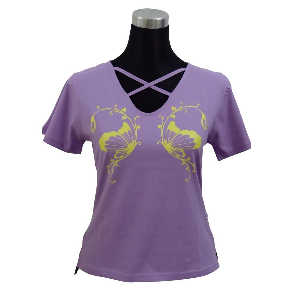 C. Petal V-Neck T-Shirt