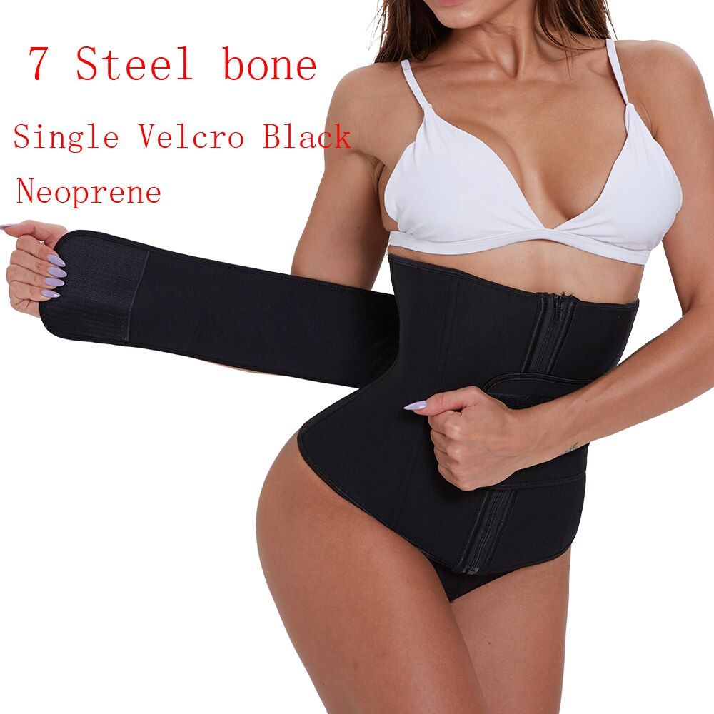 Latex Waist Trainer Neoprene Sauna Corset binders shapers women Body shapewear Slimm reducing belt underwear Modeling s faja