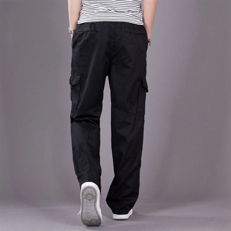 summer autumn Men casual cket cargo zipper pants 6XL 7XL 8XL 10XL 12XL large size pants streetwear out door Straight trousers