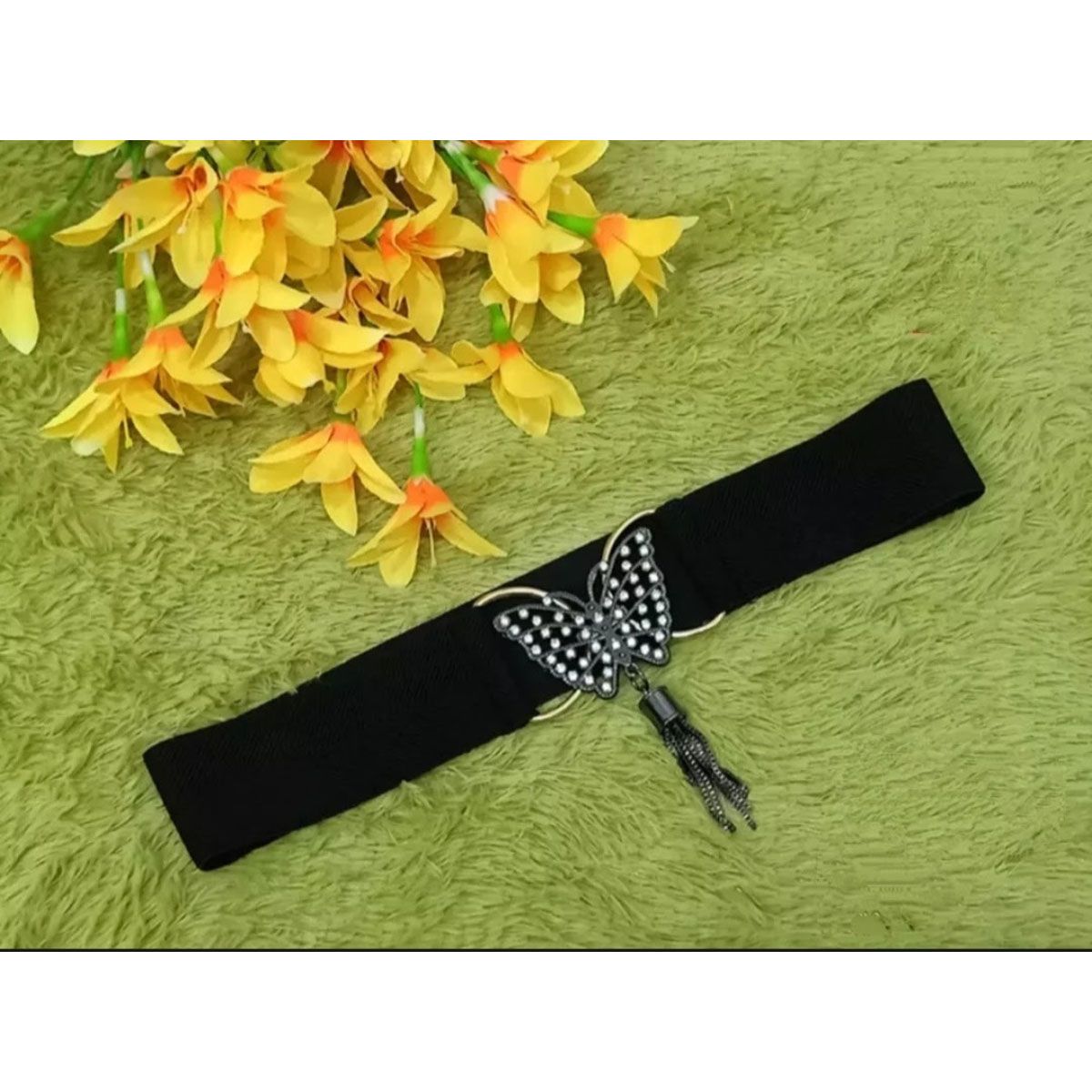Black Ladies Adjusted High quality Belt for women