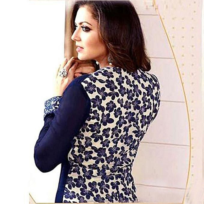 Unstitched Multicolor Cotton Salwar Kameez