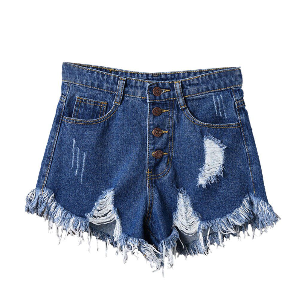 Fashion Women Summer Denim Shorts Jeans Women High Waisted Short New Push Up Skinny Slim Denim Shorts