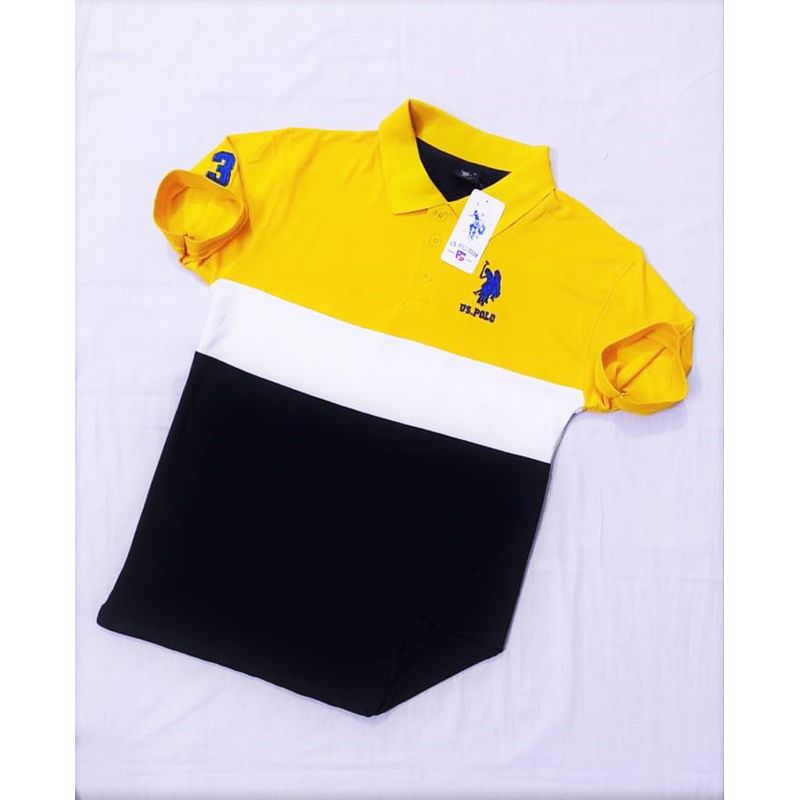 Half sleeve  cotton polo shirt for men-Signal Point