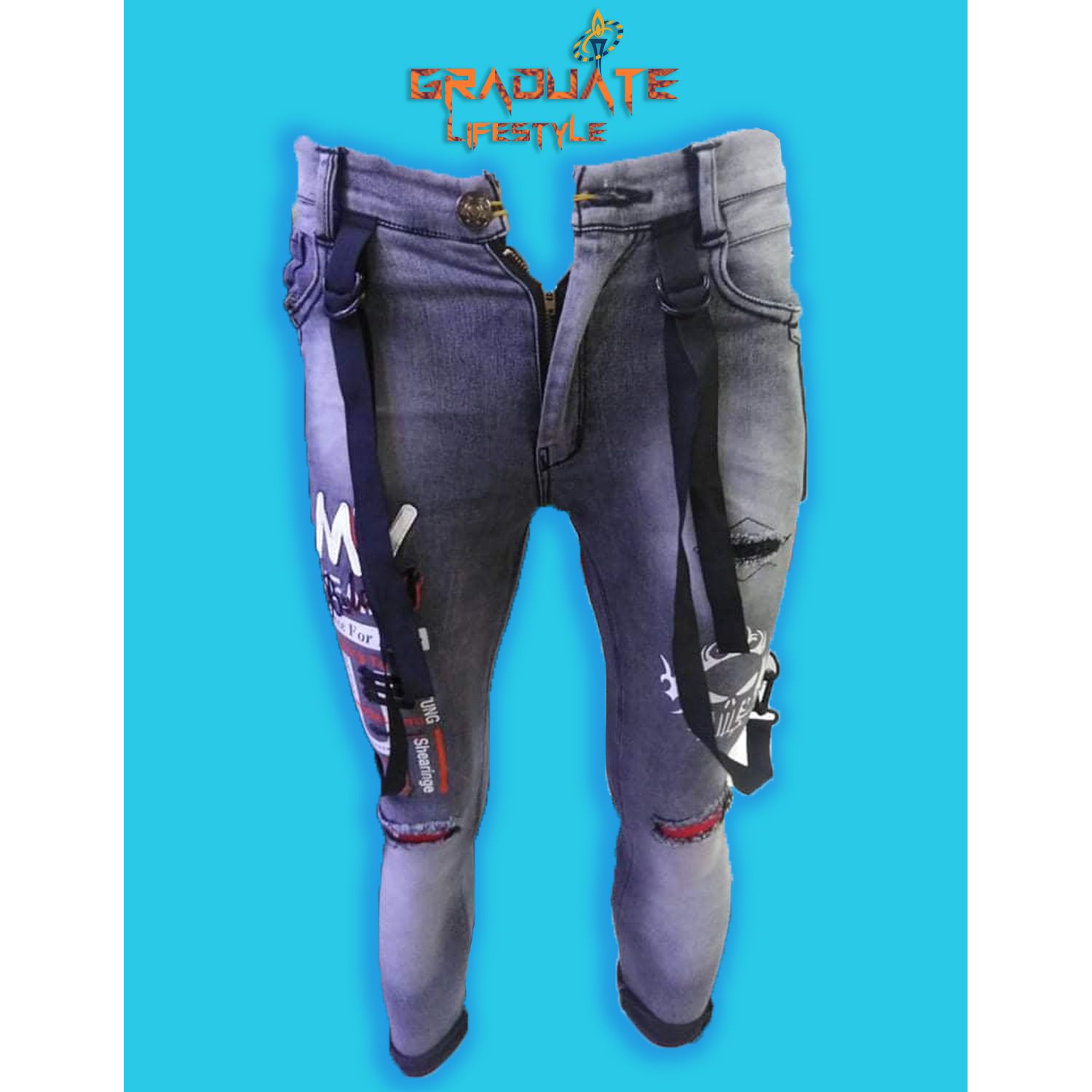 New style denim pants for a man