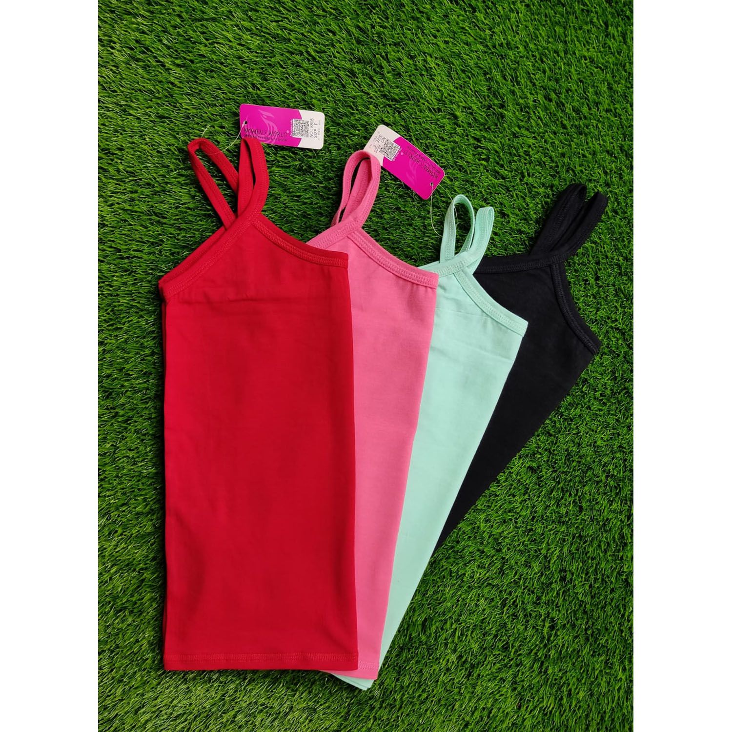 Tank top for girls womens wear under t shirts short shirt- 4 pcs