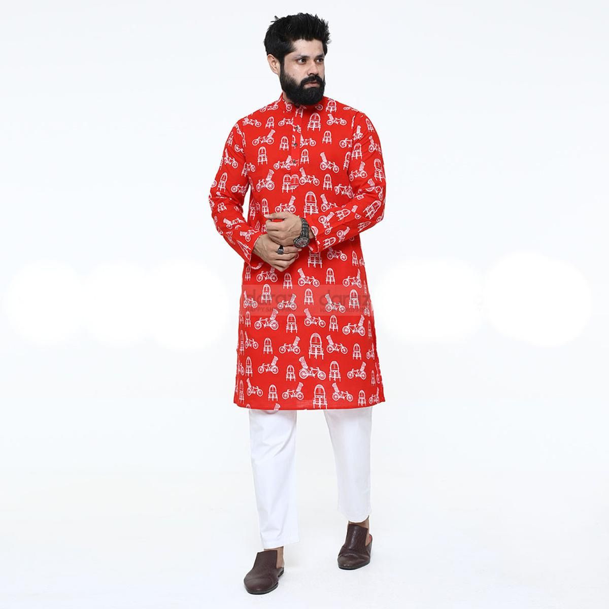Stytlish Special Cotton Eid Panjabi for Men
