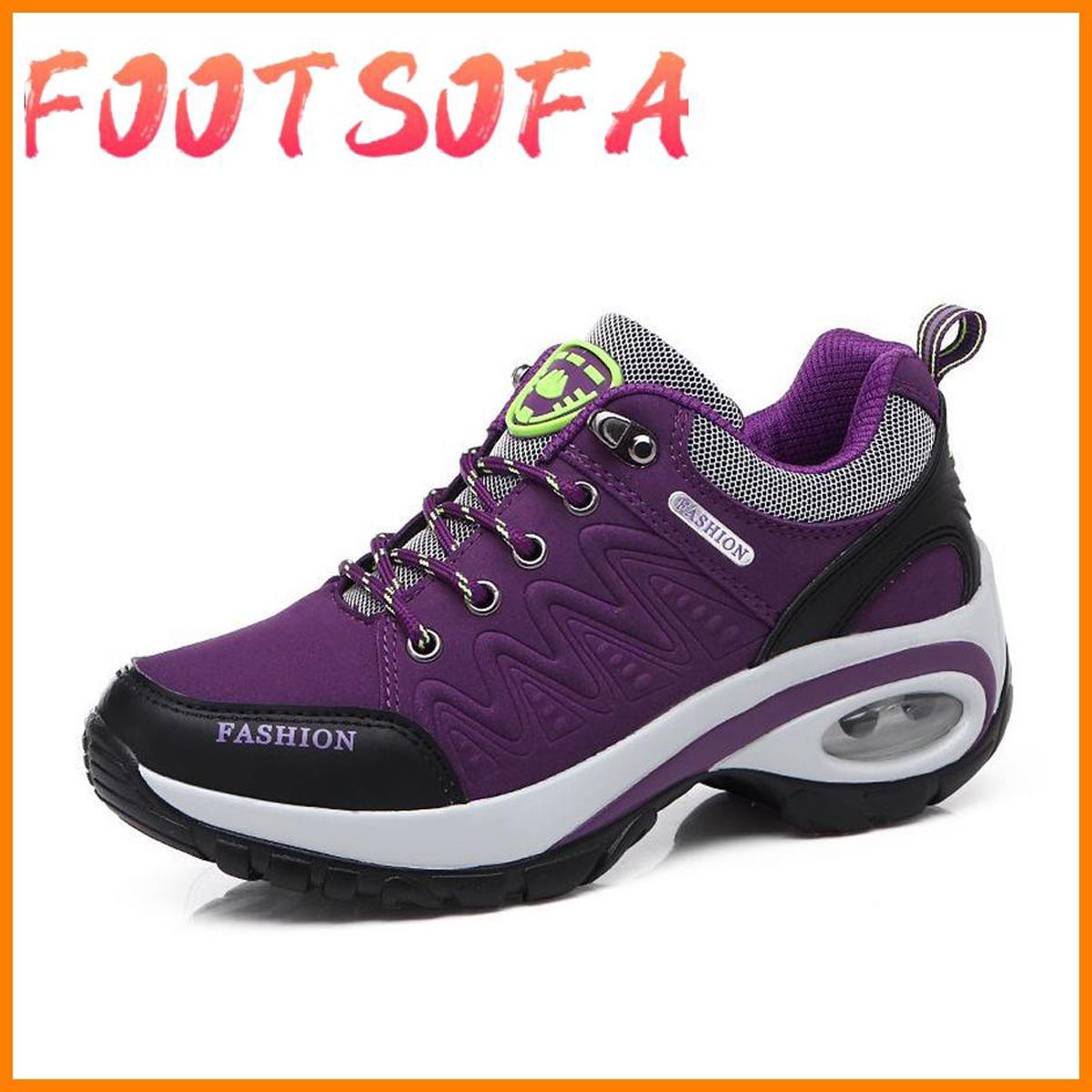 Sneakers Womens Air Cushion Athletic Running Shoes Walking Sport Lace Up Hight Platform Casual Shoes