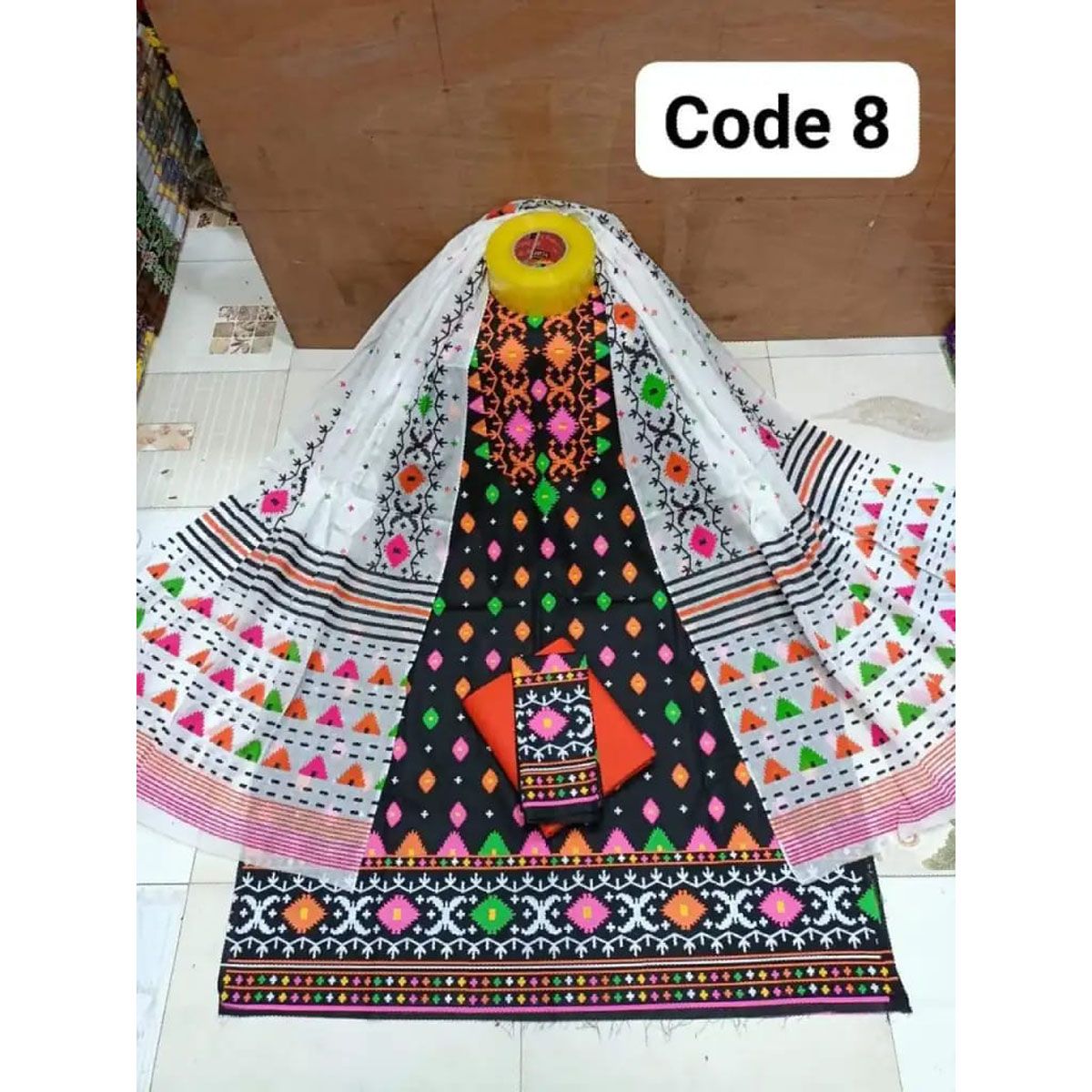 Gorgeous Unstitched Cotton skin Printed Salwar Kameez for Women 3 Piece,