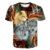 Summer 3D Cool Style Wolf Graphic t shirts For Men Fashion Casual  Pattern T-shirt Hop Trending Print t-shirt Tops