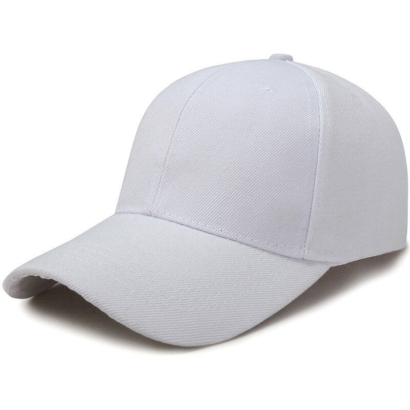 1pc Adjustable,Solid Simple Baseball Cap Men Women Summer Cotton Sunhat Unisex Outdoor Sports Snapback Running Fishing Travelling Baseball Hat