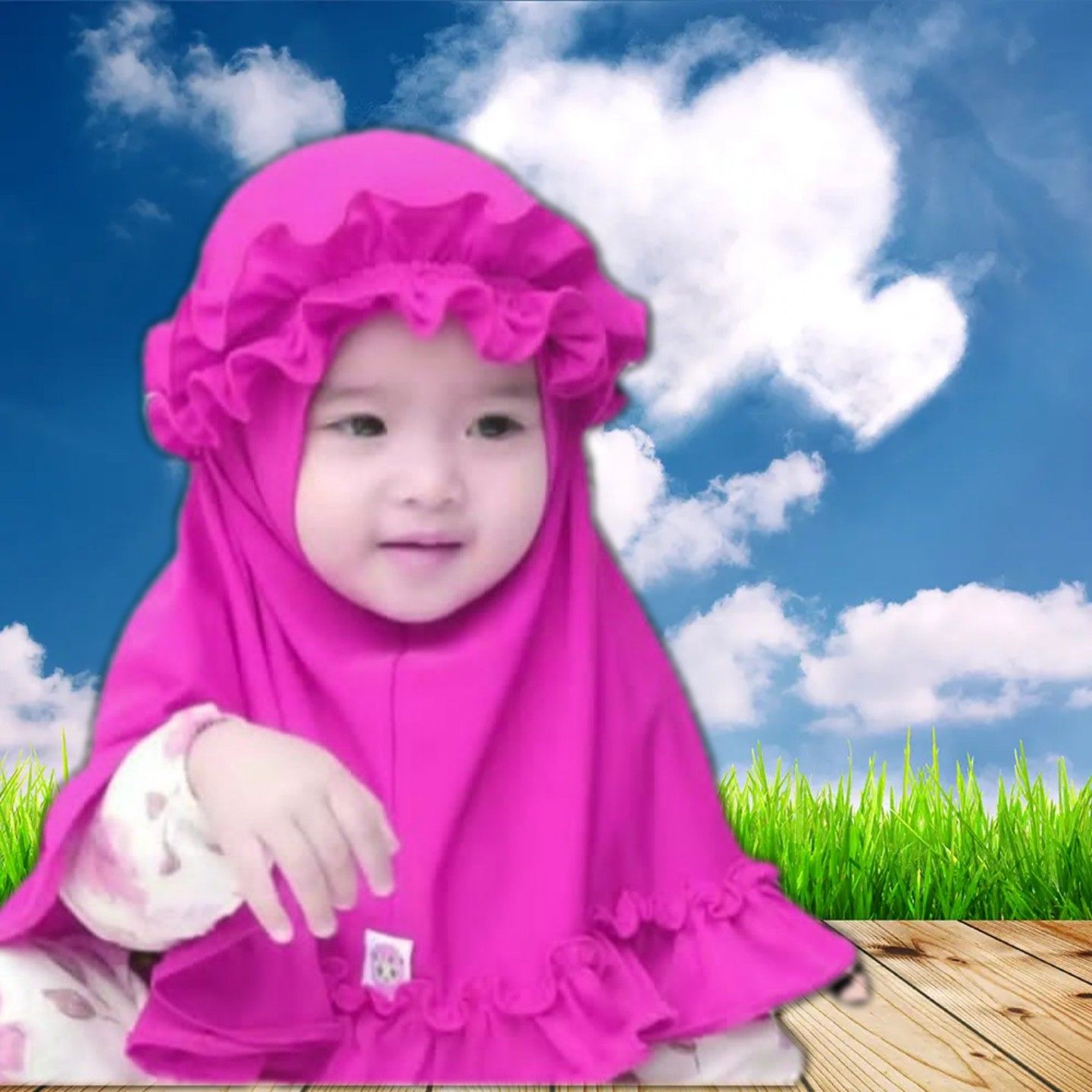 Baby hijab linen/ Muslim hijab/.FOR ONE  TO EIGHT  YEARS BABY HIJAB / BABY HIJAB GREAT FOR RAMADAN .