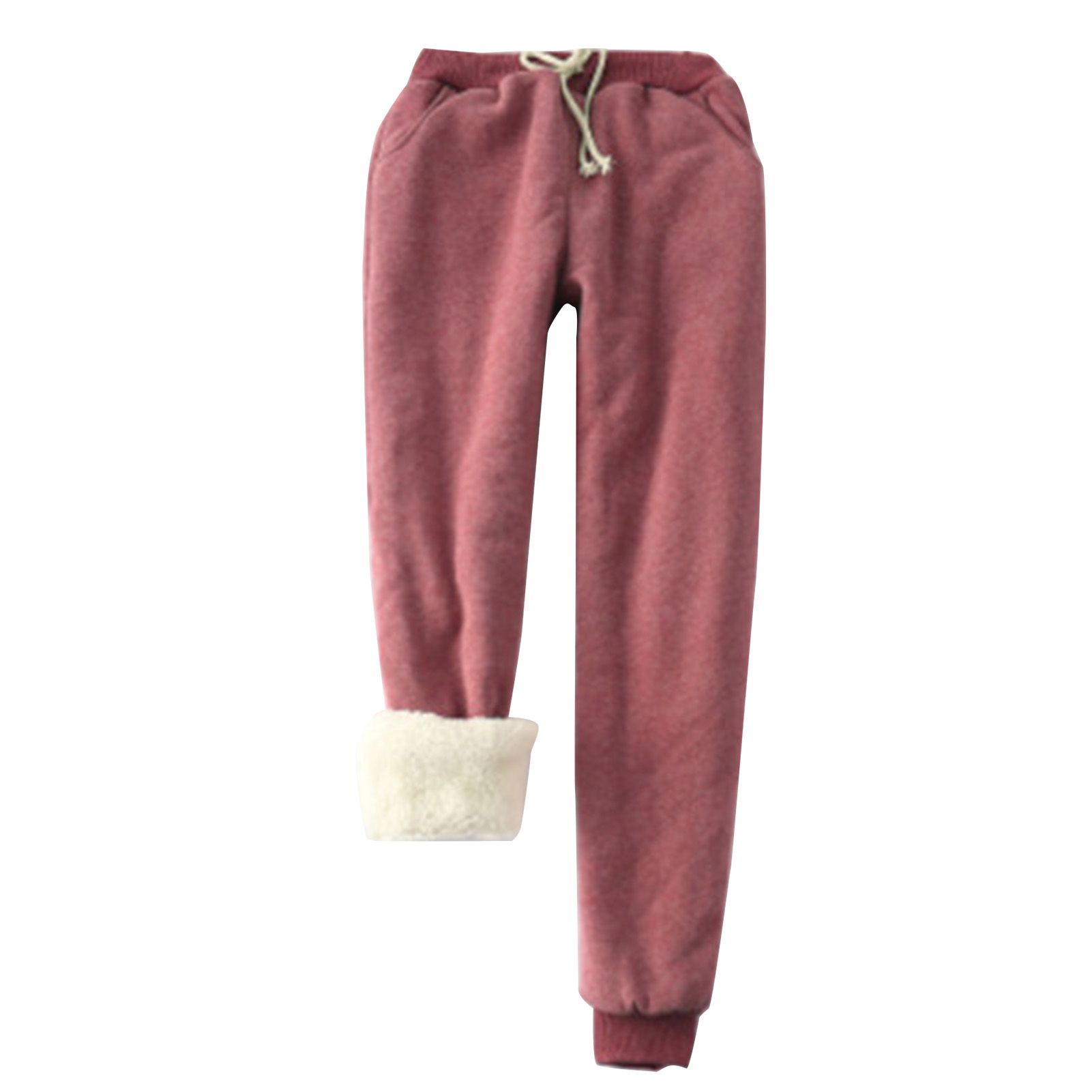 Sport Pants Mid Waist Imitation Cashmere Thicken Sweatpants