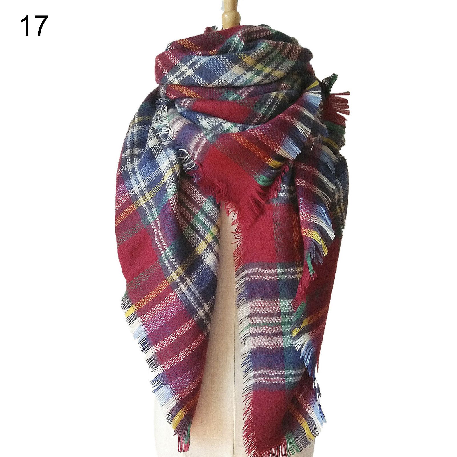 Warm Scarf Fine Stitching Extra Long Splicing Winter Scarf
