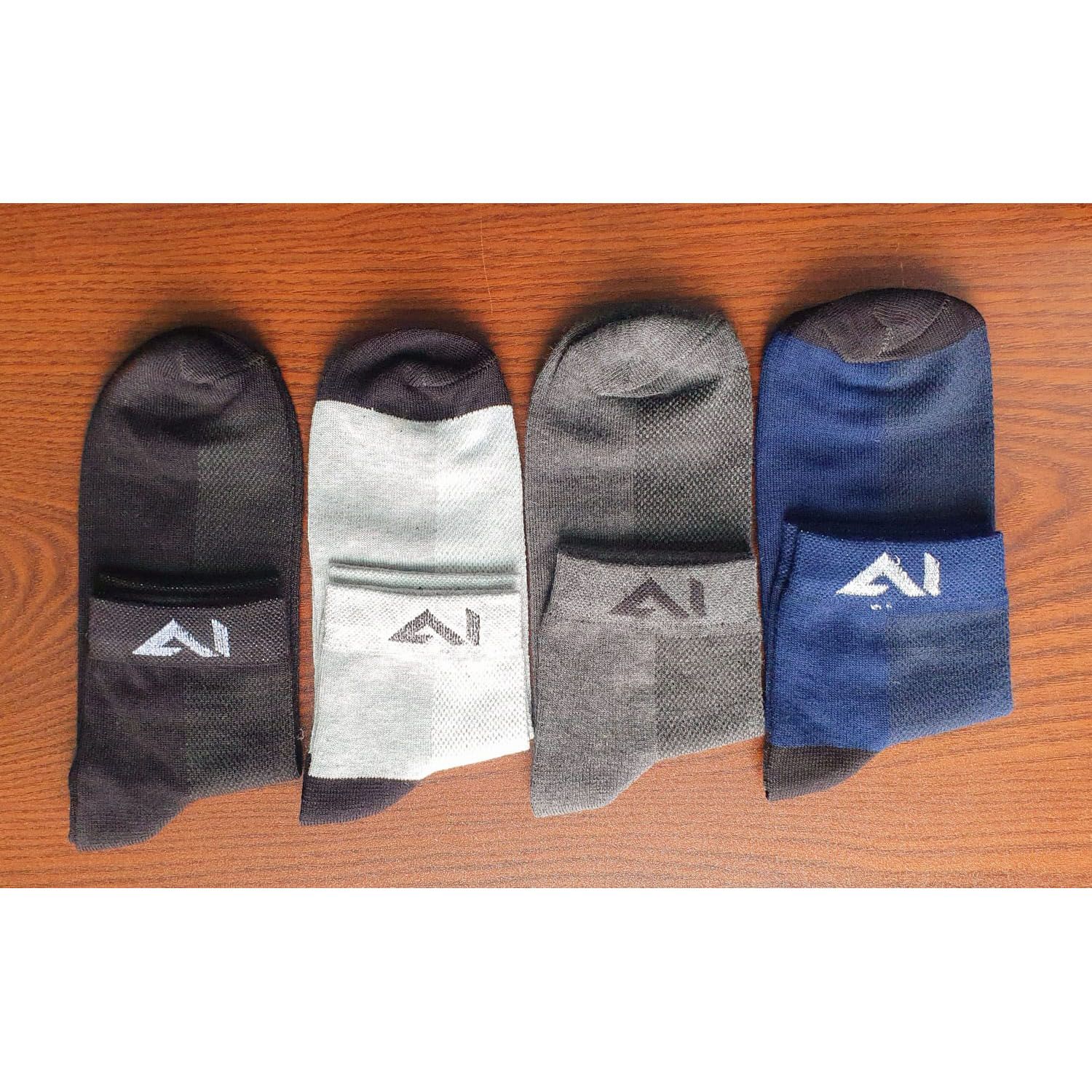Men's new 4 pair fashionable short socks S402