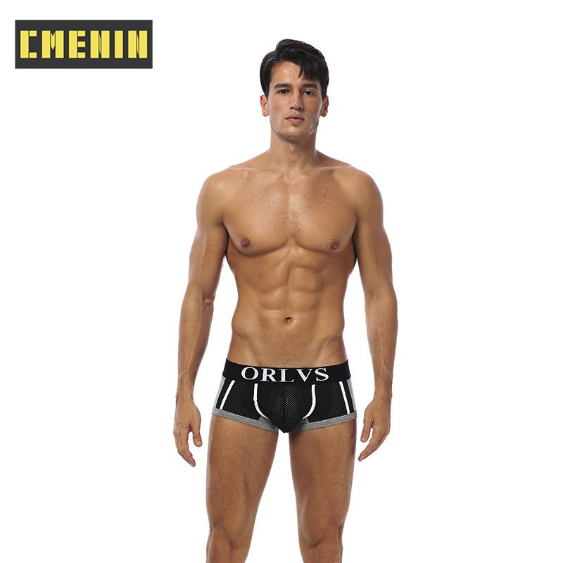 CMENIN 1pcs ORLVS (1 Pieces) High Quality Modal  Men Underwear Boxer Trunks Breathable Mens Boxershorts Underpants Boxers Print OR92