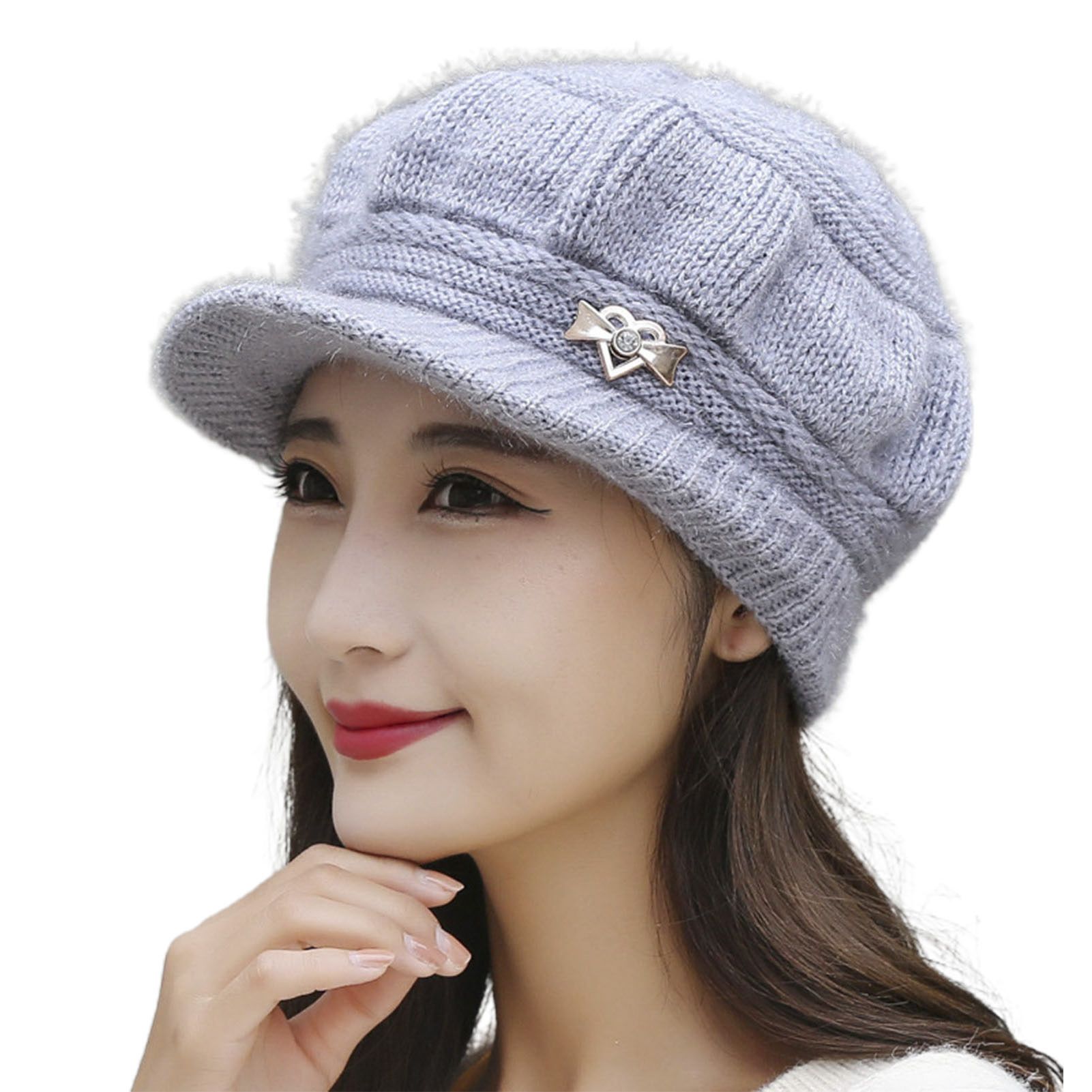 Hat Plush Lining Lightweight Dome Hat