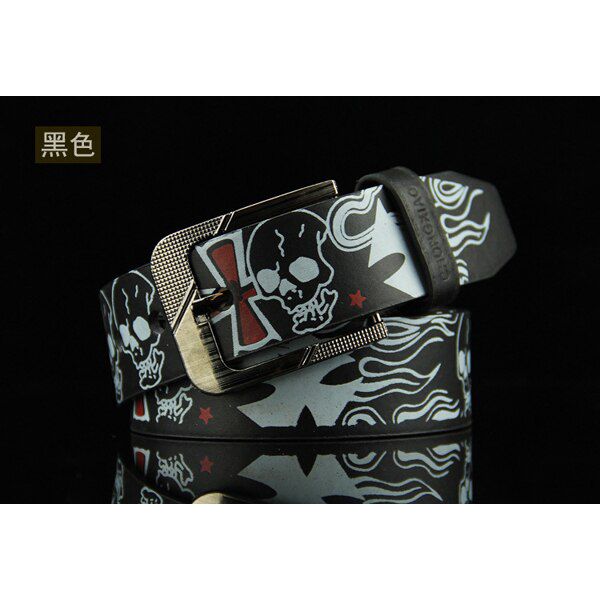 Cody Steel Pin Buckle Men Belts PU Leather Classic Women Fashion Belts Individuality Casual Female Belts Unisex