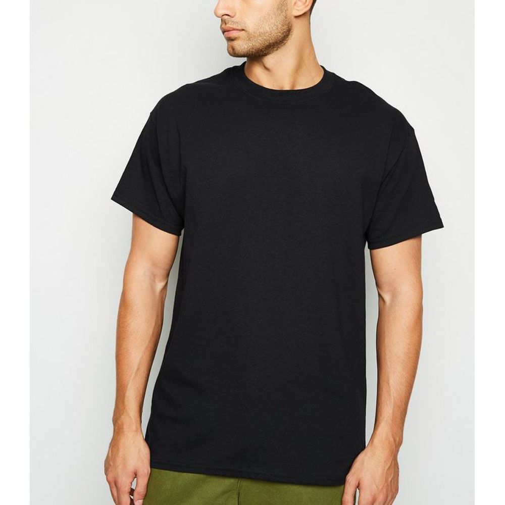 Black TShirt Exclusive Comfortable Cotton Half Sleeve  For Mans