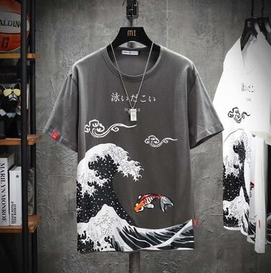 Jn Style Men's T-Shirt Fashion Streetwear 2022 Black  Hop T Shirt Men Tshirt Jnese Clothing Man M-5XL