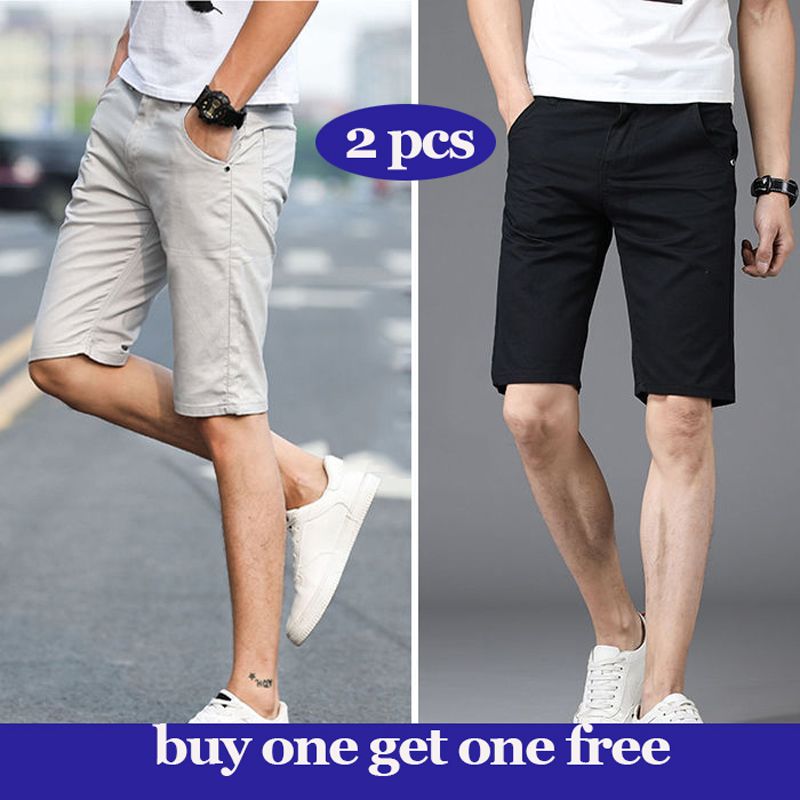 【ALLGOOD】Men's cotton Five-point Pants Casual Shorts