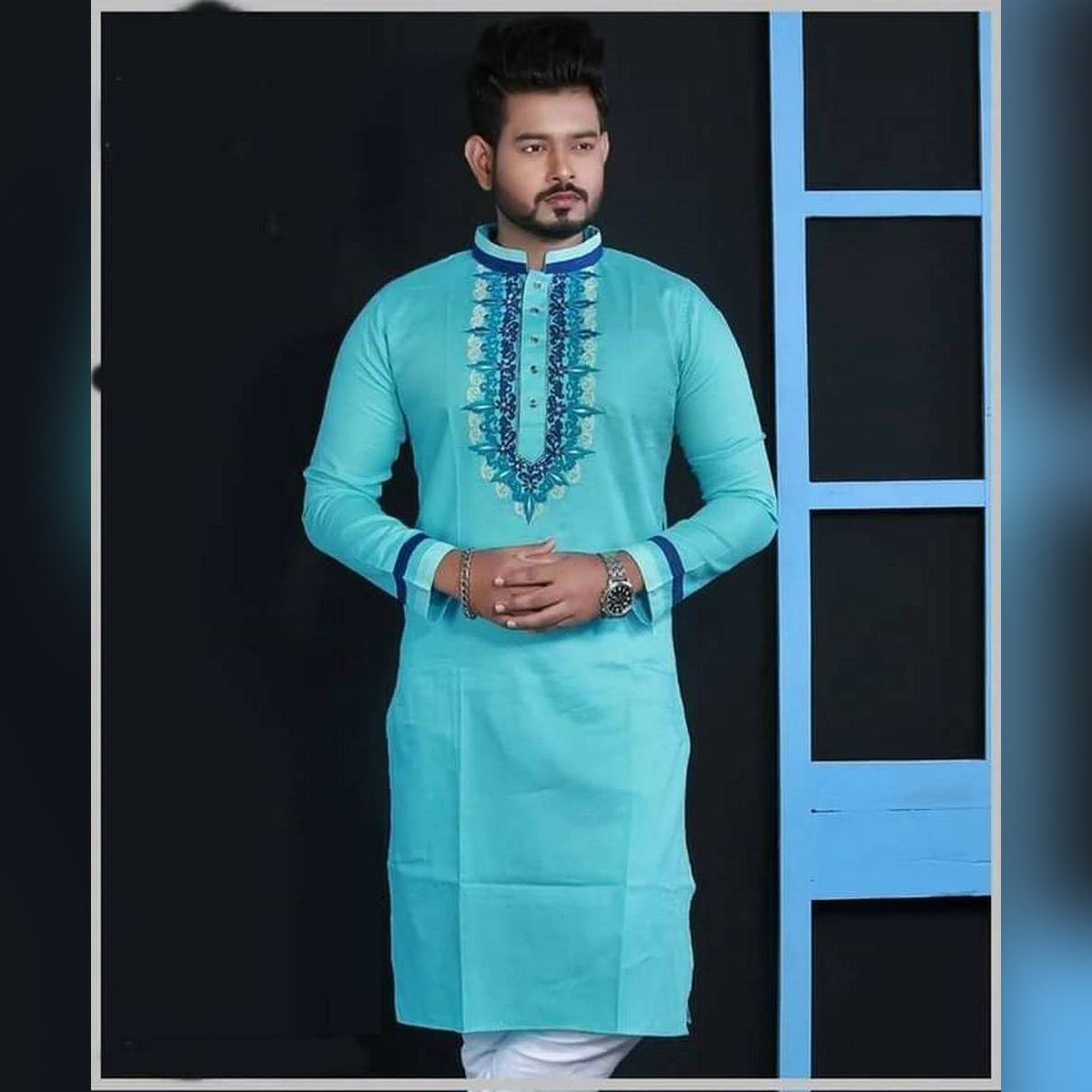 Mens New design semilong fasionable panjabi