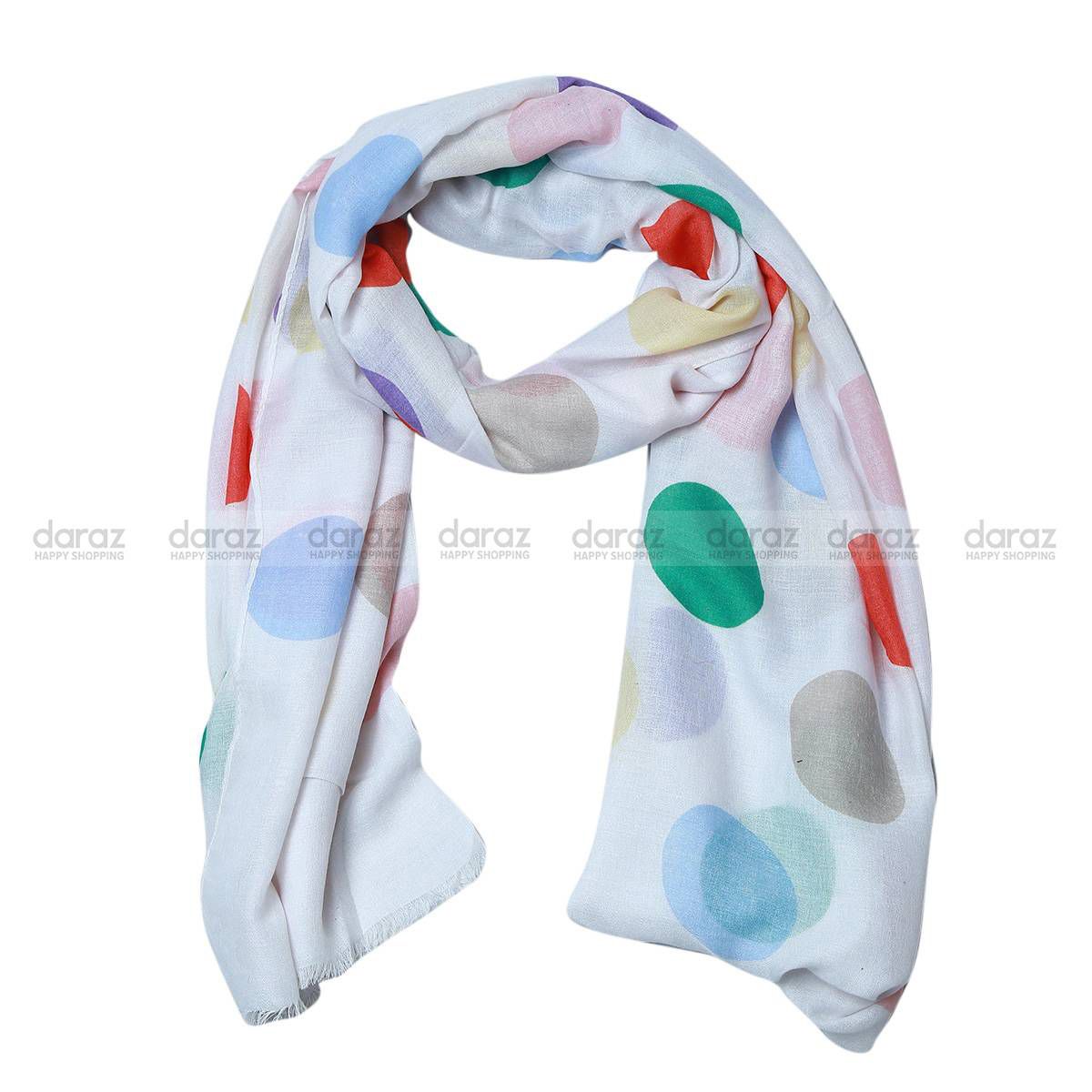 Trendy Cotton Print Orna Hijab For Muslim Women