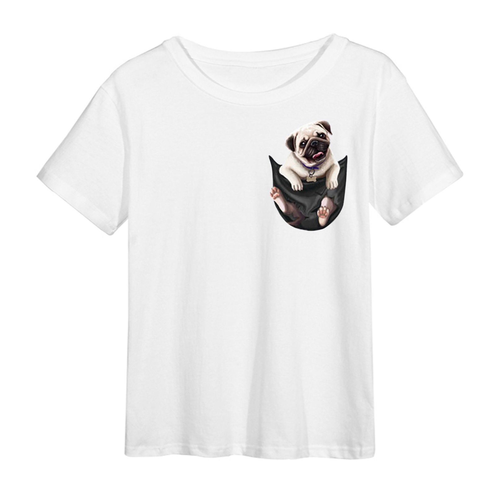 Summer Blouse Soft Short Sleeve Summer T-shirt