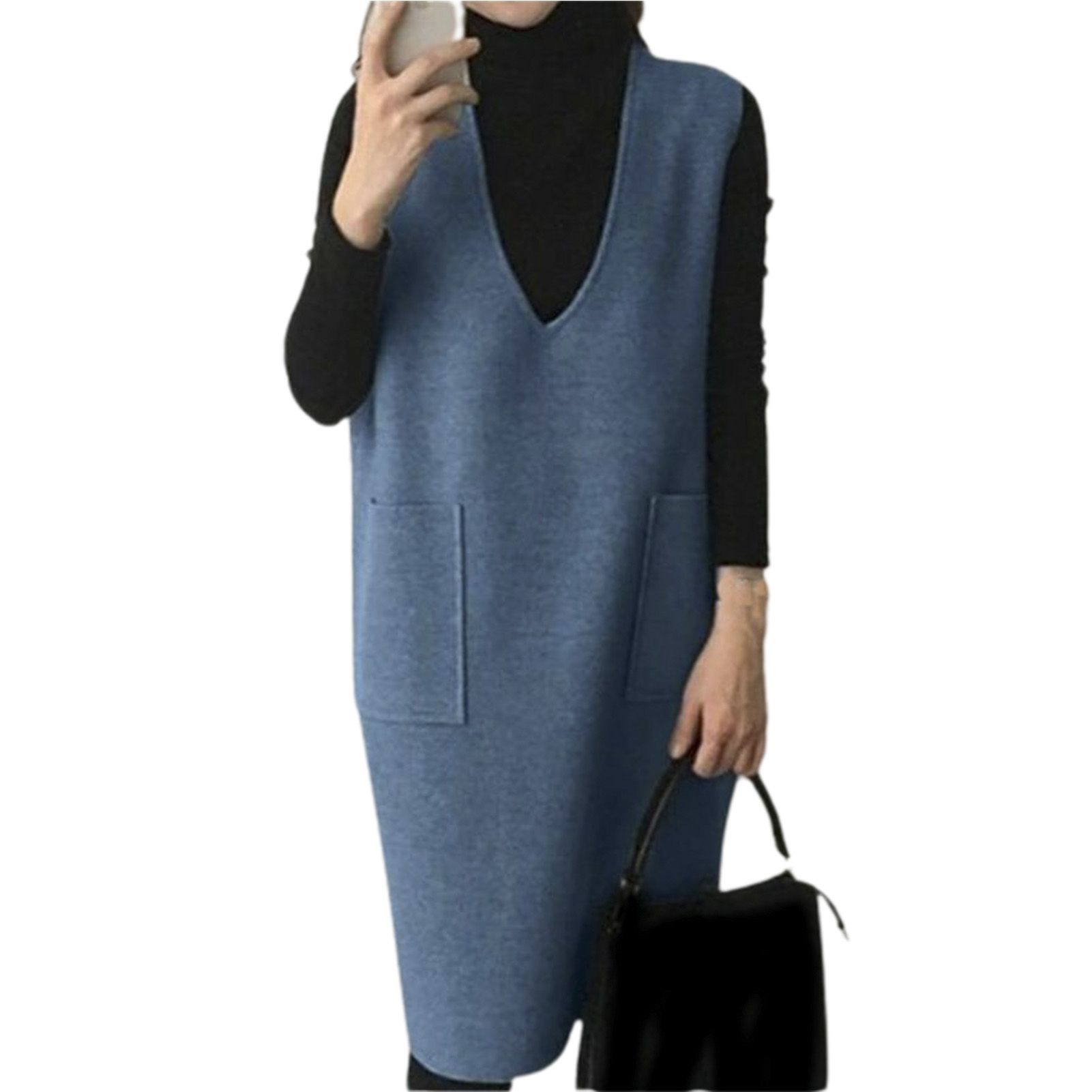 Pullover Vest V Neck Japan Style Slim Vest
