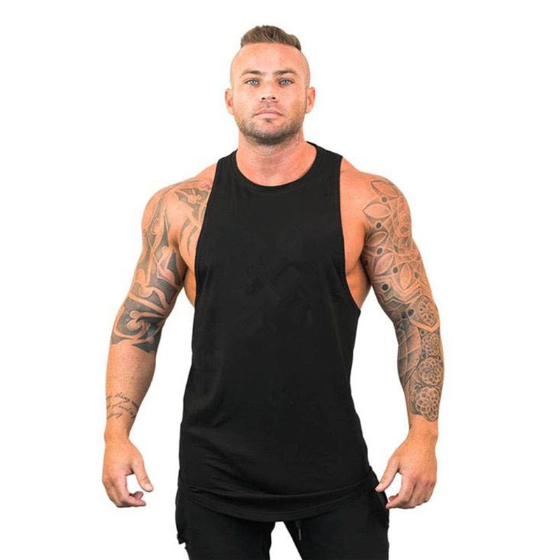 Gym TaTop Men Fitness Gorilla Wear Bodybuilding TaTops Summer Gyms for Male Sleeveless Vest Shirts Muscle Undershirt