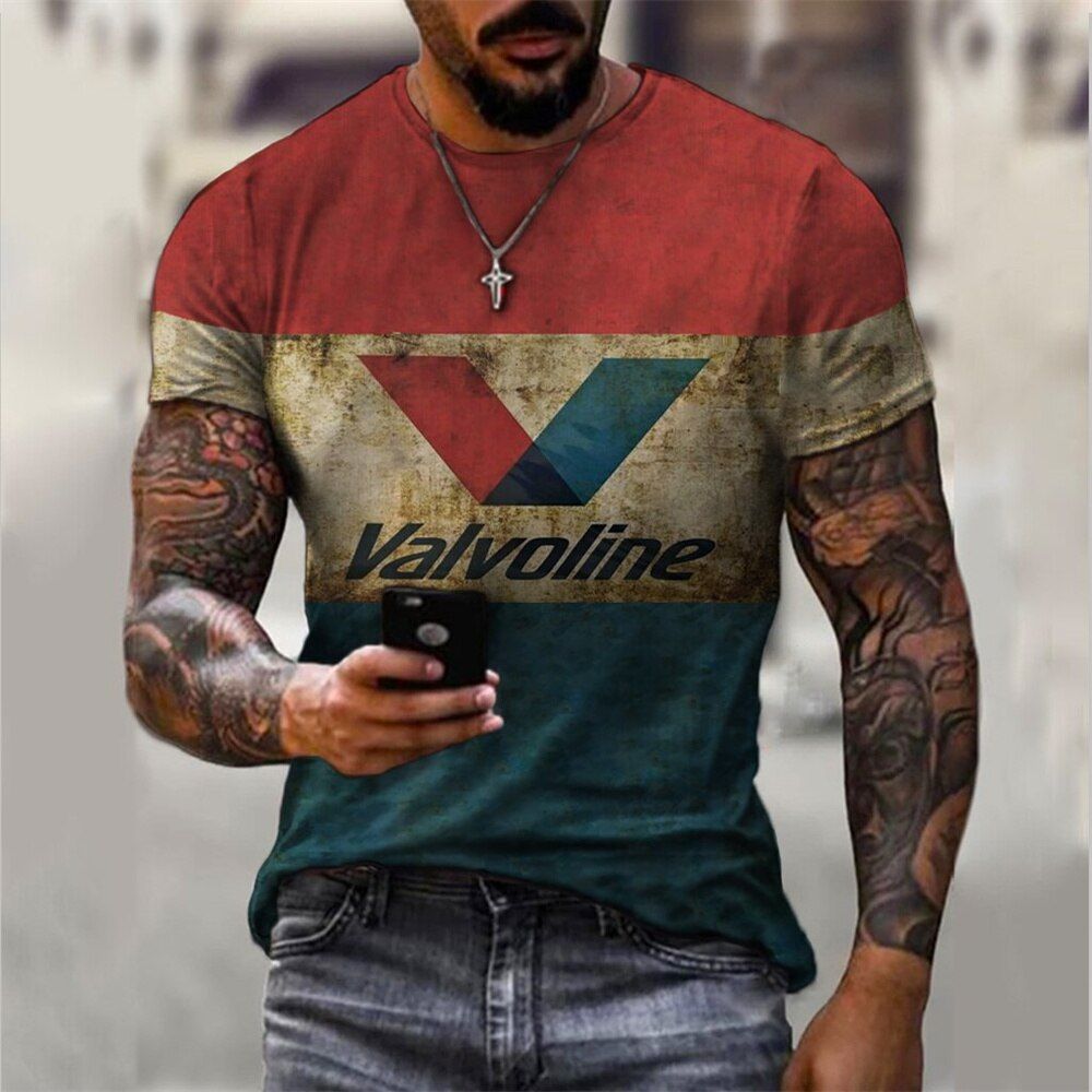 Men's 3D Printed T-shirt Round Neck Breathable Short Sleeve Newest Summer  Creative Personality Shirt Oversized Male T Shirt