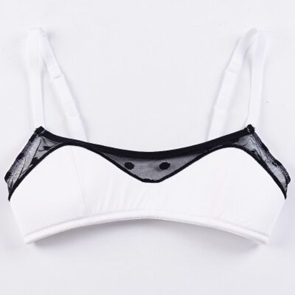 Victorias masquerade makeup dance no rims bra show chest small stomacher type full cup seamless bra