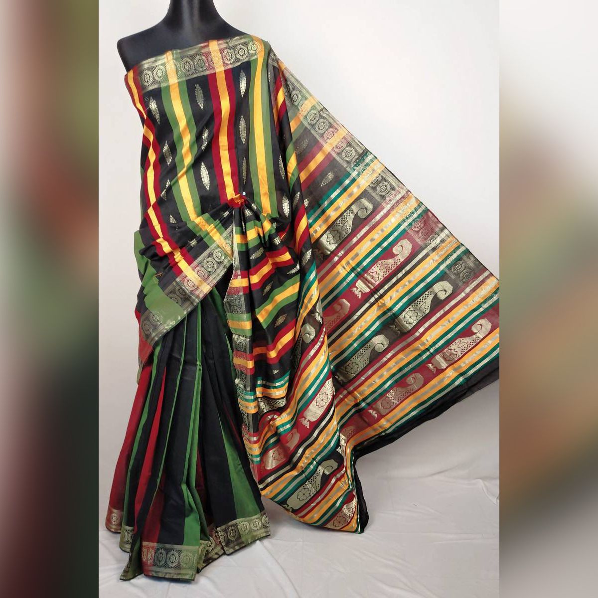 Gorgeous Half Silk jamdani Saree