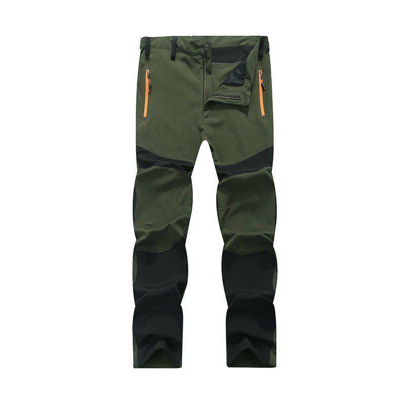 Outdoor Quick Dry Pants Men Cargo  Hiking Trousers Mens Casual Jogger Zipper Streetwear Male Slim Fit Bottom Sportswear