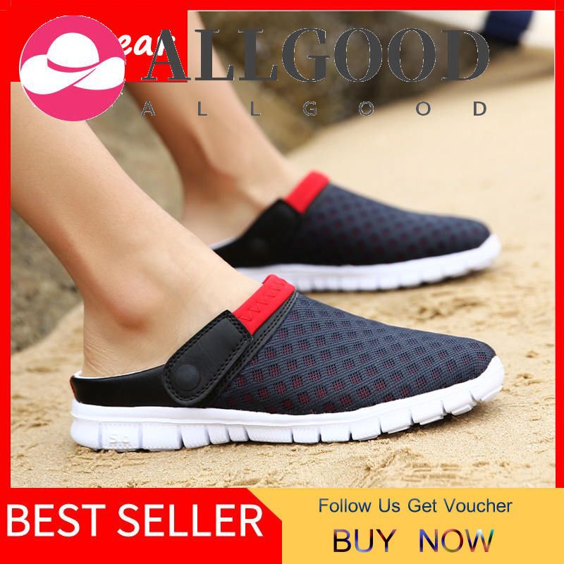 Waterproof Couple Shoes Lazy Shoes Summer  Korean Fashion Mens Shoes Light Breathable Beach Sandals for Women