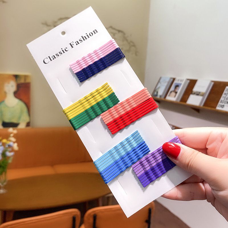 Hairpin Korean simple bb clip top clip side clip one word bangs clip headgear back head girl hairpin with nice material
