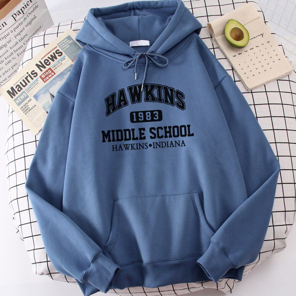 Letters School 1993 Printing Hoodie Spring Winter Warm Fleece High Quality Sweatshirt Fashion Fitness  Hop Streetwear