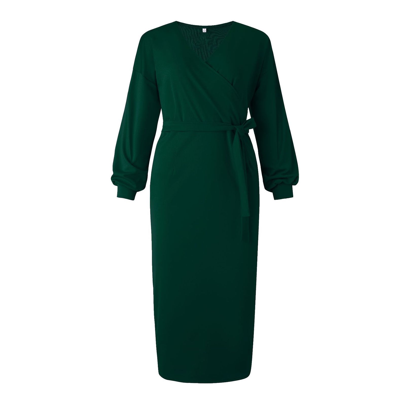 Sheath Dress Solid Color Graceful Women Dress