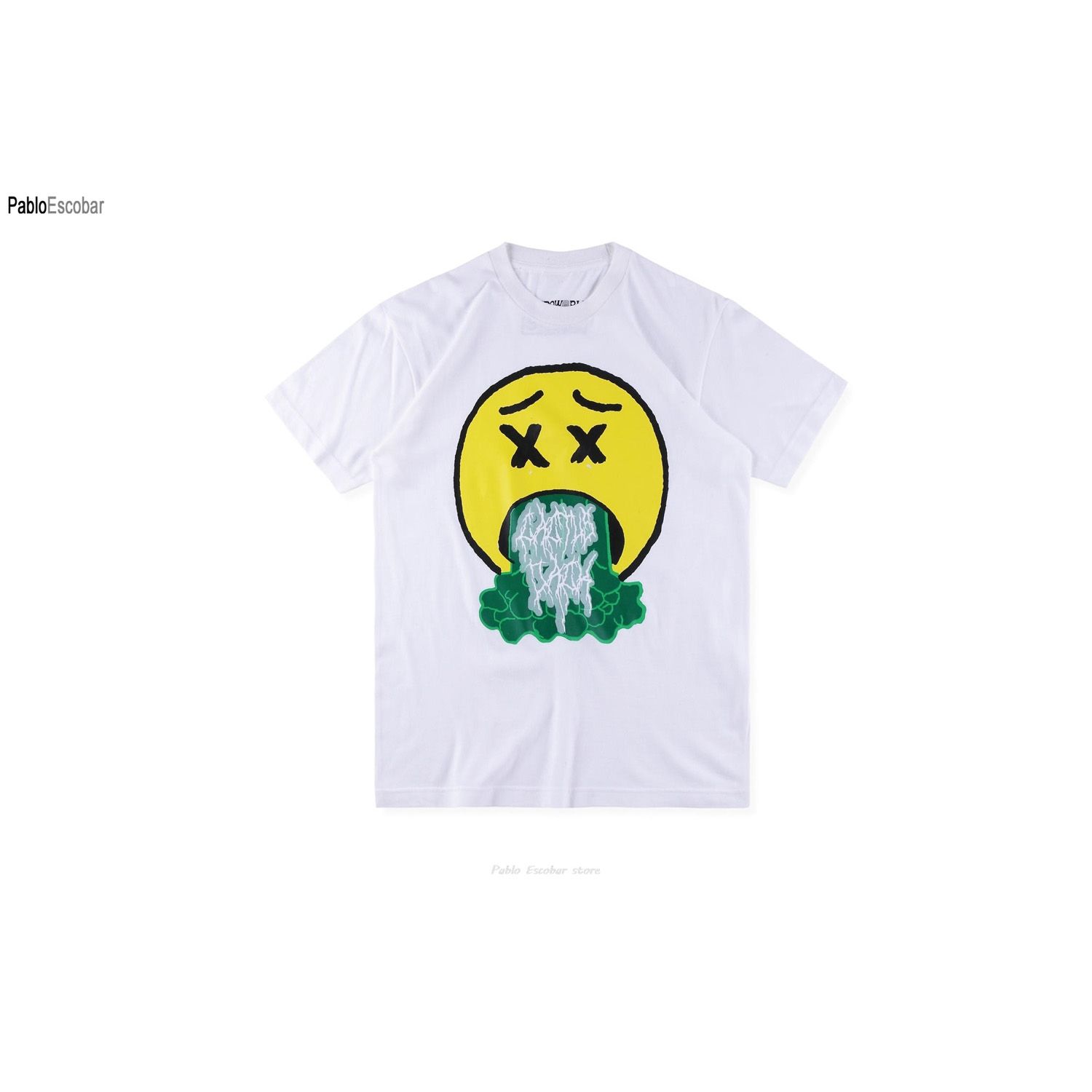 19SS CPFM XYZ Tshirt Graffiti Smile Face CPFM.XYZ W.W.C.D I LIKE YOU Kanye West Hop Streetwear TEE CPFM T-shirts Men Women