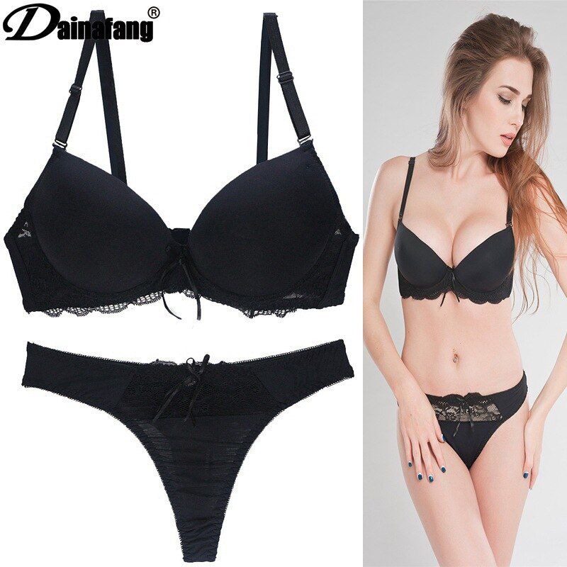 Seamless push up bra women breathable underwear wire free candy Plus Size Laege Cup 95CDE Blalette Plump Femme lingerie Bra Set