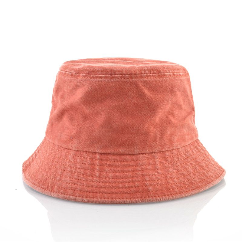 Summer Bucket Cap Men Women Outdoor Beach Hat Boys Girls Sunhat Solid Color Cotton Foldable Travel Hats Breathable Fisherman Cap