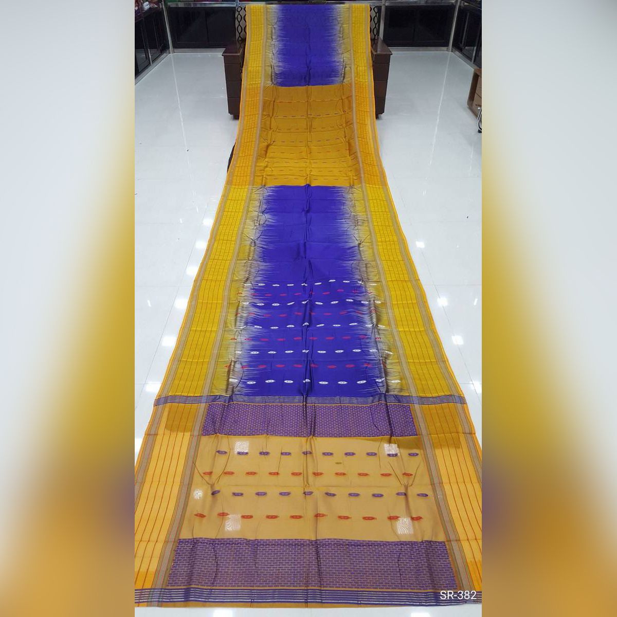 Multi Colour Half Silk Exclusive Design Saree for Women