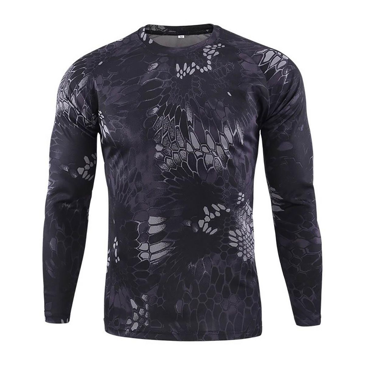 Men's Outdoor Quick-drying Camouflage Long Sleeves Tops Blouse T-Shirts