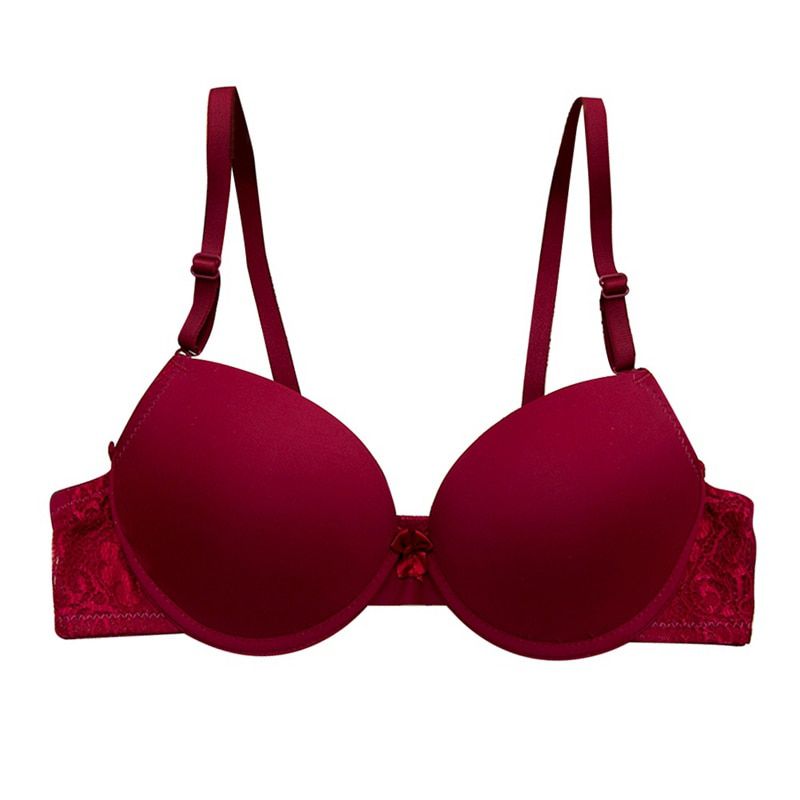Adjusted Lace Padded Bras Brassieres Women Push Up Underwear Back Closure Intimates Bras